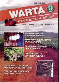 Warta PPKS Volume 12 Nomor 2-3 Juni-Oktober 2004