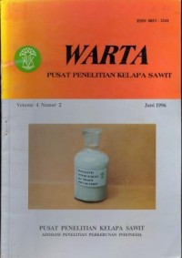Warta PPKS Volume 4 Nomor 2 Juni 1996