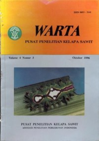 Warta PPKS Volume 4 Nomor 3 Oktober 1996