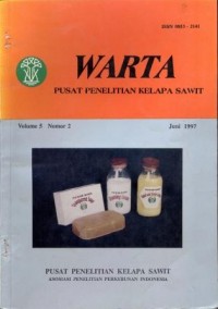 Warta PPKS Volume 5 Nomor 2 Juni 1997