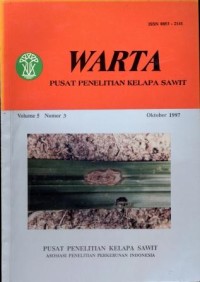 Warta PPKS Volume 5 Nomor 3 Oktober 1997
