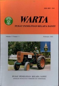 Warta PPKS Volume 9 Nomor 1 Februari 2001