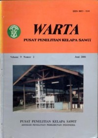 Warta PPKS Volume 9 Nomor 2 Juni 2001