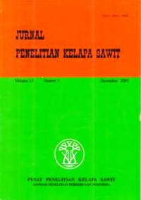 Jurnal Penelitian Kelapa Sawit Volume 13 Nomor 3 Desember 2005