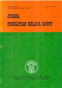 Jurnal Penelitian Kelapa Sawit Volume 14 Nomor 1 April 2006