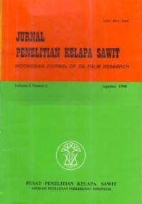 Jurnal Penelitian Kelapa Sawit Volume 6 Nomor 2 Agustus 1998