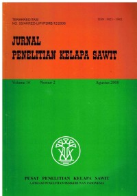 Jurnal Penelitian Kelapa Sawit Volume 16 Nomor 2 , Agustus 2008