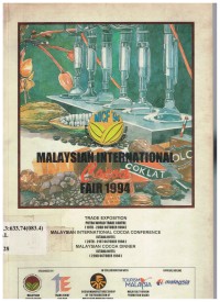 Malaysian International Cocoa Fair l994