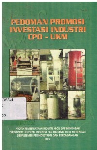 Pedoman Promosi Investasi Industri CPO-UKM