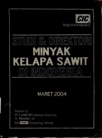 Studi & direktori minyak kelapa sawit di Indonesia  Maret 2004