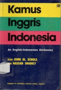 Kamus Inggris Indonesia An English-Indonesia Dictionary