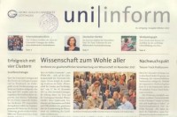 Uni | Inform 15. Jahrgang | Ausgabe Oktober 2017