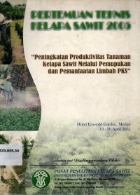 Pertemuan teknis kelapa sawit 2005 