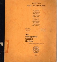 Keys to Soil Taxonomy. Soil Management Support Services. Technical Monograph No. 6