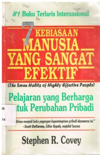 7 Kebiasan Manusia yang Sangat Efektif ( The Seven Habits of Highly Effective People) Pelajaran yang Berharga untuk Perubahan Pribadi