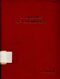 A glossary of entomology