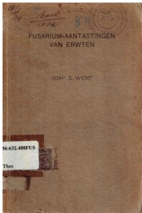 Fusarium-Aantastingen van Erwten