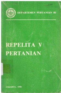 Repelita V Pertanian