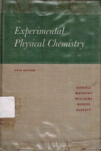 Experimental Physical Chemistry (5th Edition)