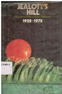 Jealott's Hill : Fifty Years of Agricultural Research 1928-1978