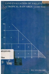 Land Evaluation of Valleys in A Tropical Rain Area : A Case Study