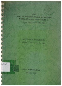 Indonesia Agency for Agricultural Research and Development National Agricultural Research Project II (Credit 1014 IND/LOAN 1840 IND) 3rd semi-annual progress report October 1, 1983 - March 31, 1984