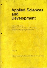 Applied Sciences and Development Volume 7 Tahun 1976