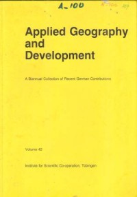 Applied Geography and Development Volume 51 Tahun 1998