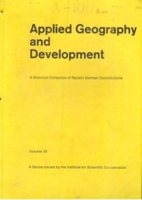 Applied Geography and Development Volume 45/46 Tahun 1995