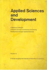 Applied Sciences and Development Vol. 13 Tahun 1979