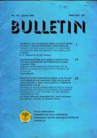 BULETIN No. 151 Januari 1999