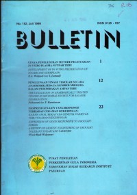 BULETIN No. 152 Juli 1999