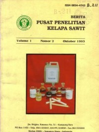 Berita Pusat Penelitian Kelapa Sawit Vol.1 No.2 Oktober 1993