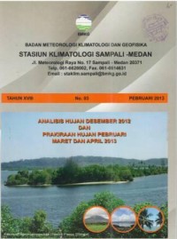 Badan Meteorologi Klimatologi dan Geofisika Tahun XVIII No.03 Februari 2013