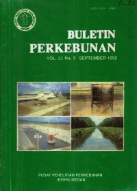 Buletin Perkebunan Vol. 23 No. 3 September 1992