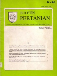 Buletin Pertanian Volume 8 Nomor 1 April 1989