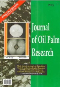 Journal of Oil Palm Research (JOPR) Vol. 27 (1) March 2015