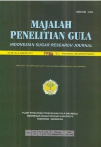 Majalah Penelitian Gula Vol. 48 No. 2 Desember 2012