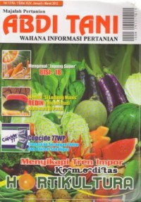 Abdi Tani Vol. 13 No. 1 / Edisi XLIV Januari - Maret 2012