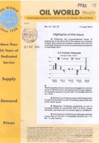 Oil World Weekly Vol. 57 No. 15 / 11 April 2014