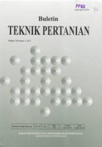 Buletin Teknik Pertanian Volume 18 Nomor 1 Tahun 2013