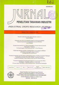 Jurnal Penelitian Tanaman Industri Vol.10 No.1 Maret 2004