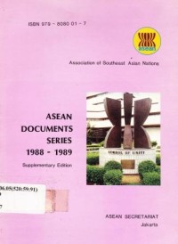 Asean documents series 1988-1989 Supplementary Edition