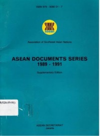 Asean documents series 1989-1991. Supplementary Edition