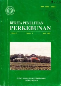 Berita Penelitian Perkebunan Volume 2 Nomor 2 April 1992