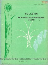 Bulletin Balai Penelitian Perkebunan Medan Volume 11 Nomor 3 September 1980