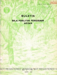 Bulletin Balai Penelitian Perkebunan Medan Volume 14 Nomor 1 Maret 1983