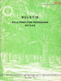 Bulletin Balai Penelitian Perkebunan Medan Volume 15 Nomor 3 September 1984