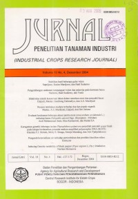 Jurnal Penelitian Tanaman Industri Vol.10 No.4 Desember 2004