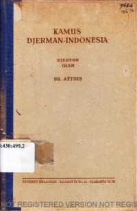 Kamus Djerman-Indonesia